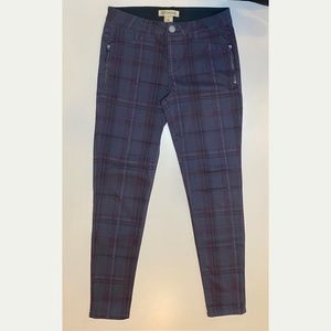 Democracy Ab Technology Plaid Skinny Pants